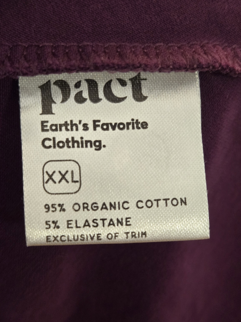 Pact Organic Cotton Fit & Flare V-Neck Midi Dress in Plum - Picture 10 of 11
